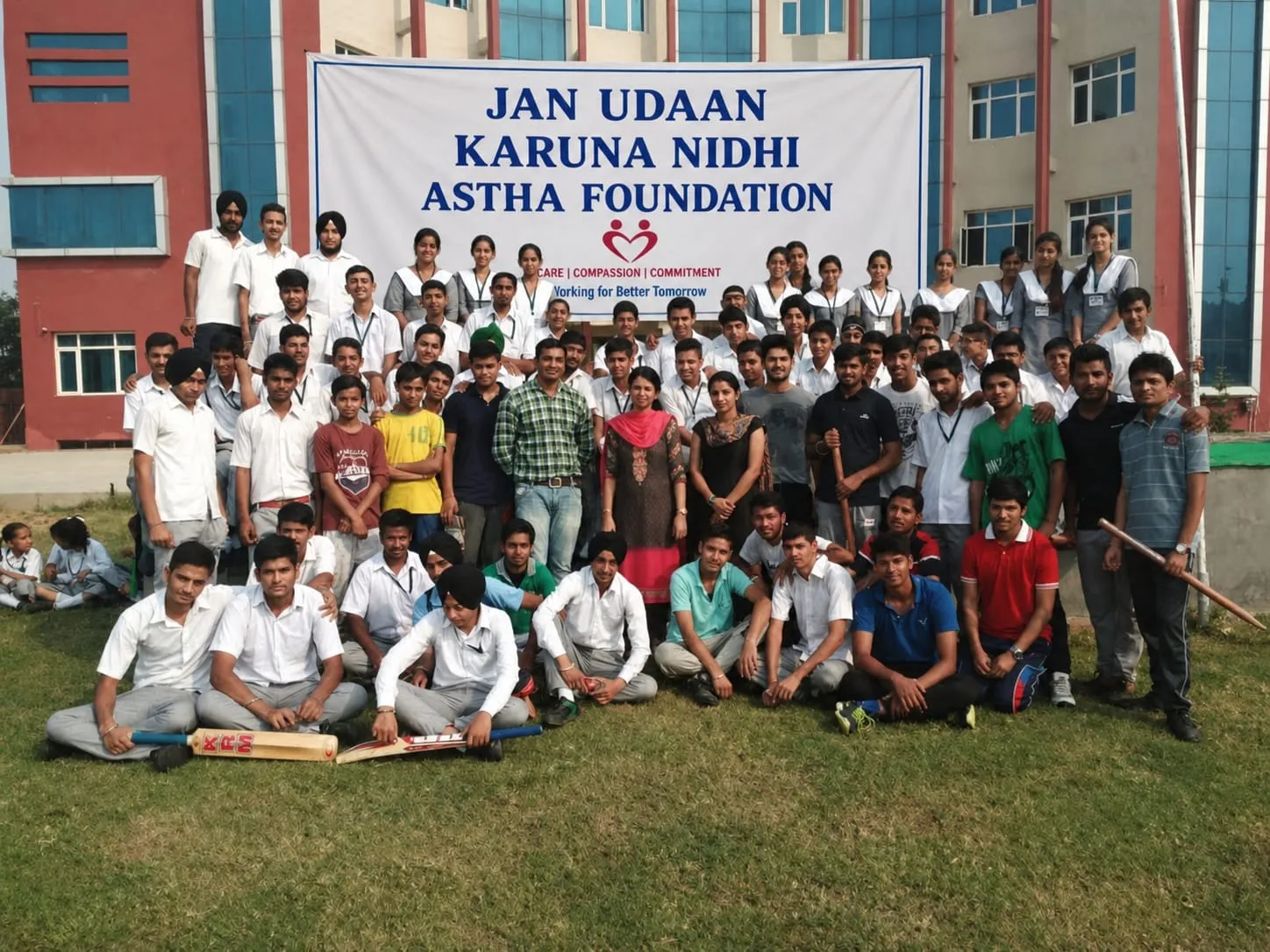 Volunteer & student gathering